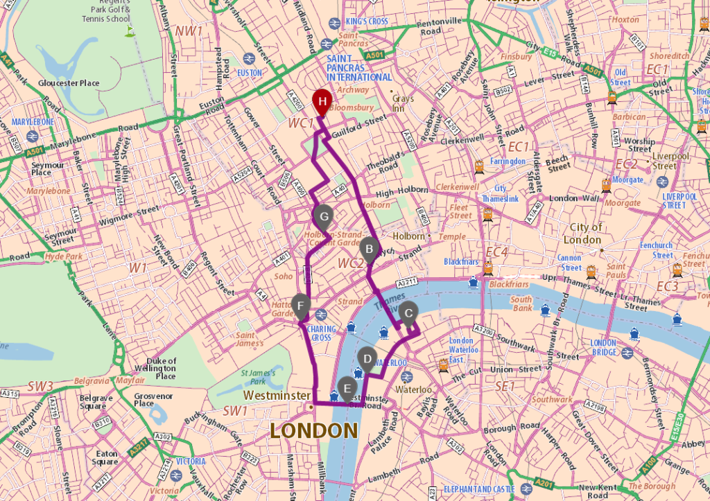 Londres marche jour1 Handinary Stories