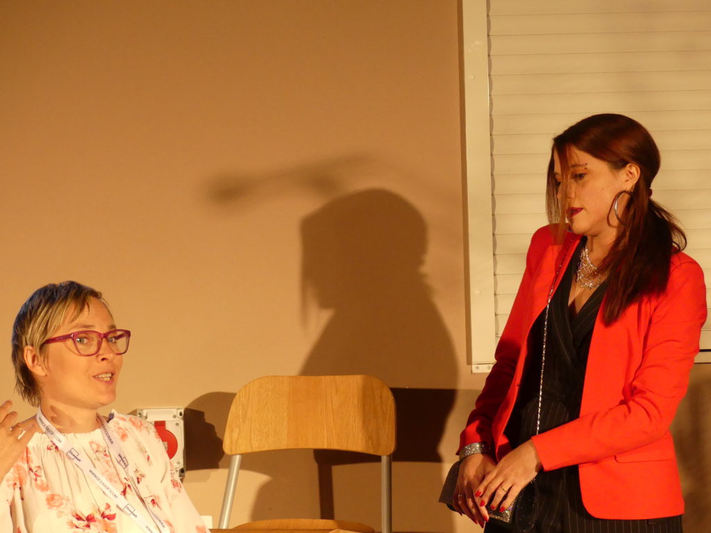 stef sur scène handinary stories