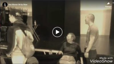 Répétition One Woman Sit-Up Show.